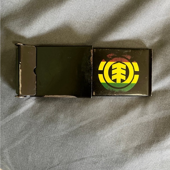 Vintage Element Skateboards Rasta Belt Buckle Y2K - Picture 4 of 4